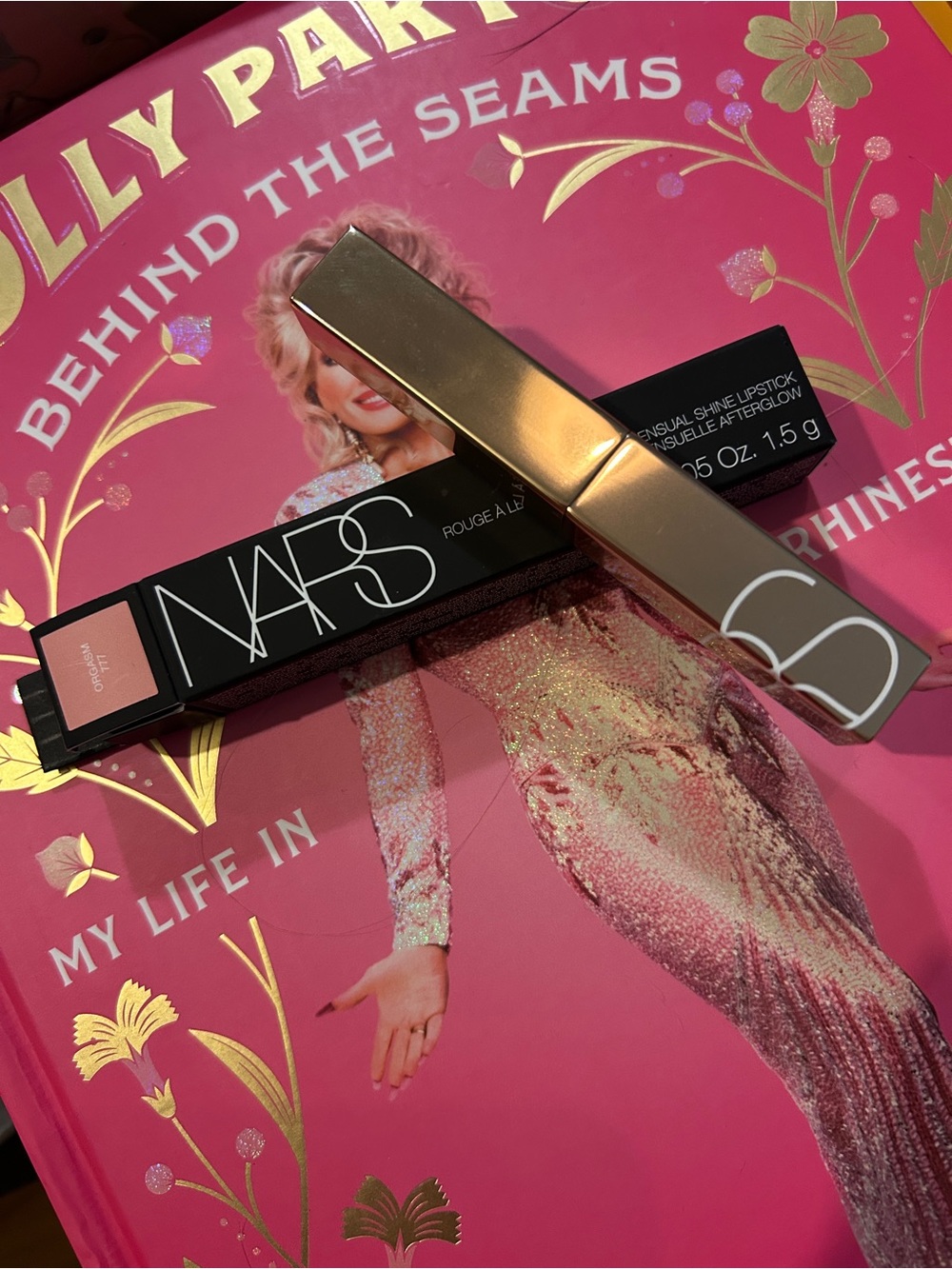 NARS Afterglow Lipstick — in Orgasm